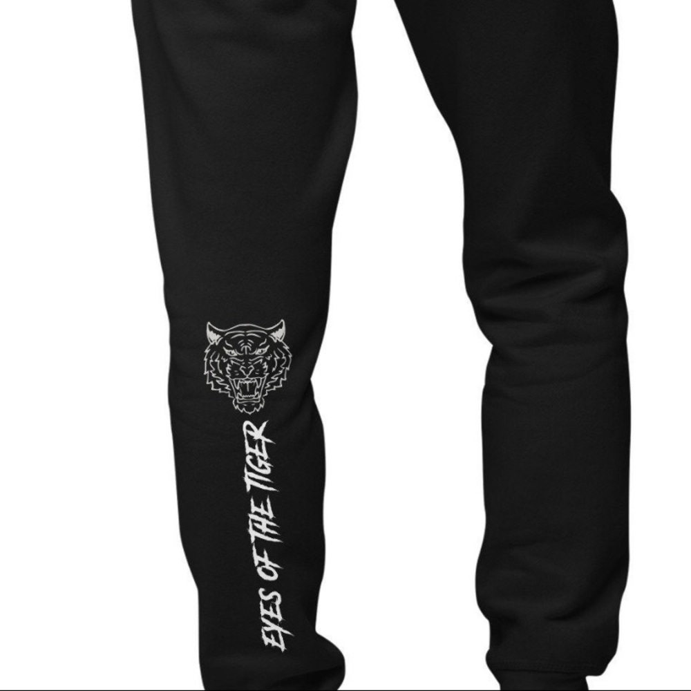 Customized sweatpants.